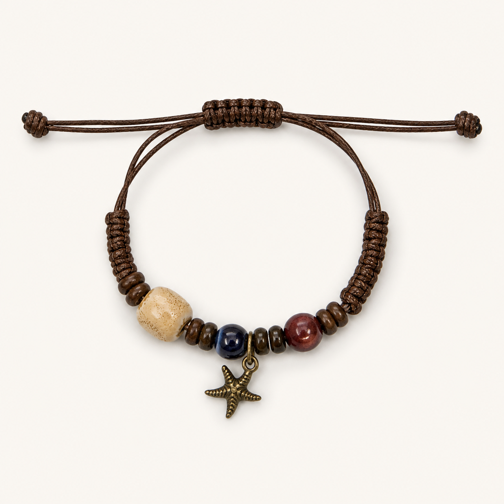 Pulsera de Hilo Estrella Marina
