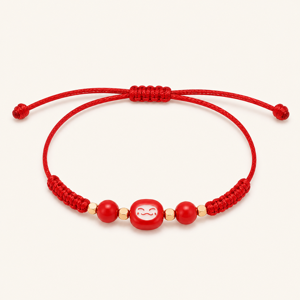 [Pulseras WEB] Pulsera de Hilo Carita Roja